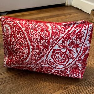 Brand New Vera Bradley Paisley Key in Cotton Gabardine Large Pouch